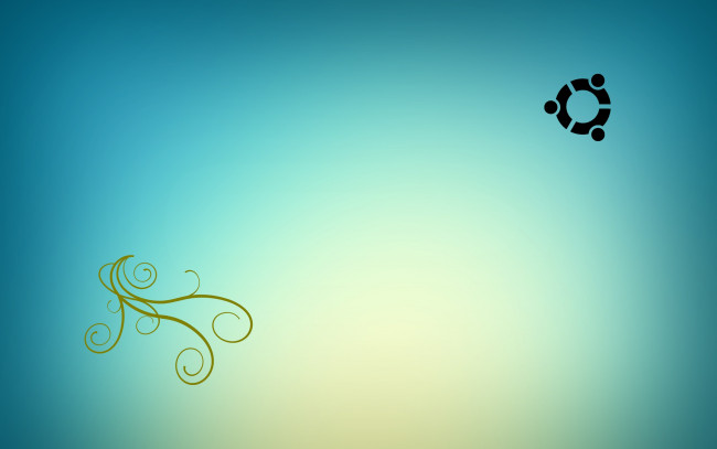 Обои картинки фото компьютеры, ubuntu linux, логотип, фон