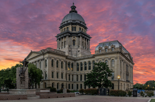 Обои картинки фото illinois state capitol building in springfield, города, - здания,  дома, капитолий