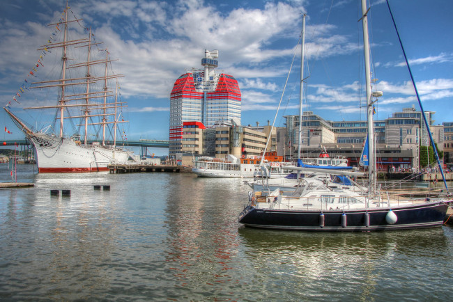 Обои картинки фото корабли, парусники, мачты, паруса