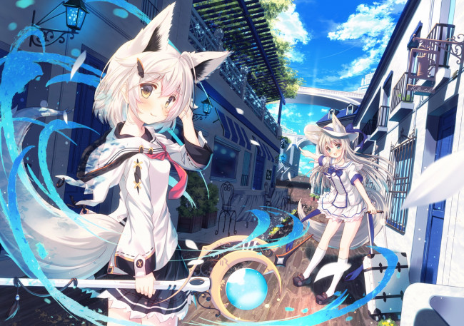 Обои картинки фото аниме, животные,  существа, misaki, yuu