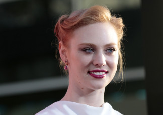 Картинка девушки -unsort+ лица +портреты актриса рыжая deborah anne woll лицо улыбка