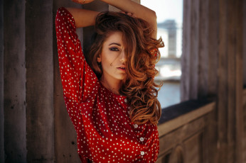 Картинка девушка девушки -unsort+ рыжеволосые+и+другие модель