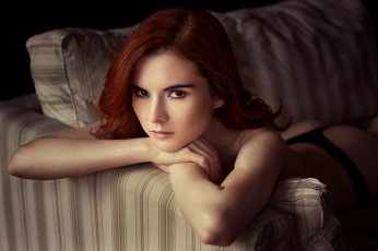 Картинка девушка девушки -unsort+ рыжеволосые+и+другие модель