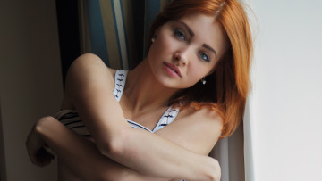 Картинка девушка девушки -unsort+ рыжеволосые+и+другие модель