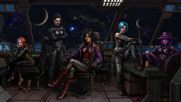 Картинка фэнтези девушки фон взгляд униформа