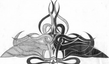 Картинка рисованное абстракция фигура орнамент