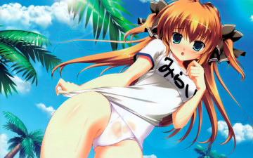 Картинка аниме unknown +другое+ девушка взгляд фон