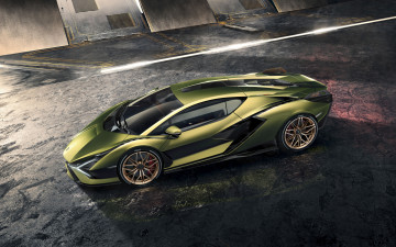 обоя lamborghini sian 2019-2020, автомобили, lamborghini, sian, 2019, 2020, крутой, классный, итальянский, парень, с, изюминкой