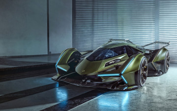Картинка lamborghini+v12+vision+gran+turismo+2020 автомобили lamborghini v12 vision gran turismo 2020 крутой футуристический гиперкар из италии