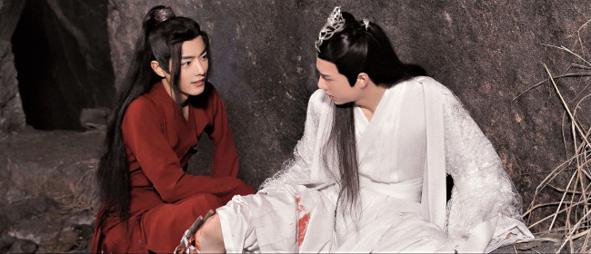 Обои картинки фото кино фильмы, the untamed, вэй, усянь, лань, ванцзы