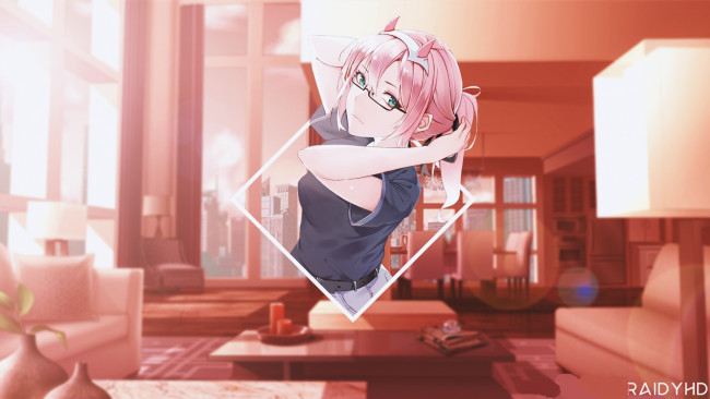 Обои картинки фото аниме, darling in the frankxx, милый, во, франкcе