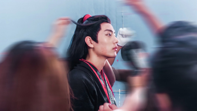 Обои картинки фото мужчины, xiao zhan, сяо, джань, костюм, люди