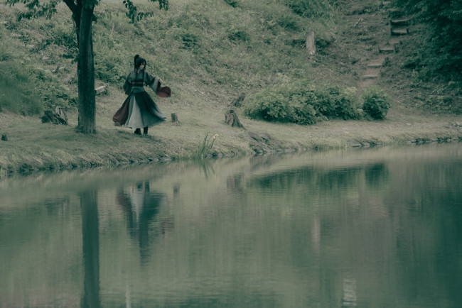 Обои картинки фото мужчины, - креатив,  косплей, the, untamed, неукротимый, повелитель, чэньцин, мосян, тунсю, mo, dao, zu, shi, магистр, дьявольского, культа