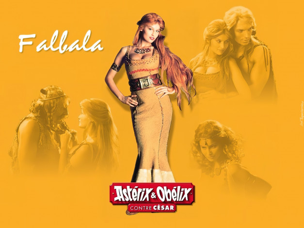 Обои картинки фото кино фильмы, asterix et obelix contre cesar, девушка, персонажи