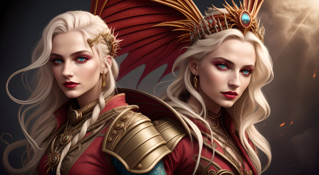 Обои картинки фото фэнтези, девушки, нейросети, графика, нейроарт, ai, art, нейронные, сети, рисунки, нейро, искусство