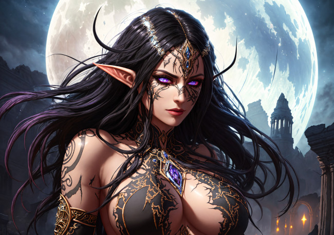 Обои картинки фото 3д графика, эльфы , elves, нейросети, графика, нейроарт, ai, art, нейронные, сети, рисунки, нейро, искусство