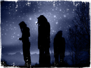 Картинка трое ночи разное