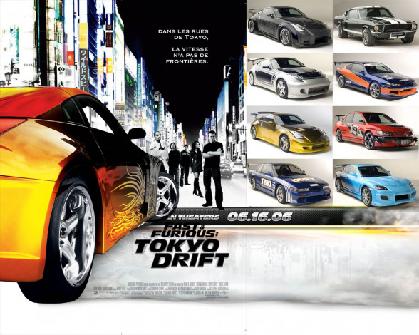 Обои картинки фото кино, фильмы, the, fast, and, furious, tokyo, drift