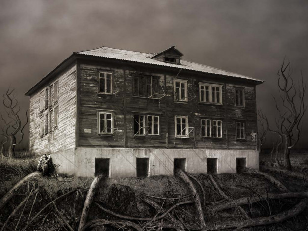 Обои картинки фото дом, отшельника, разное