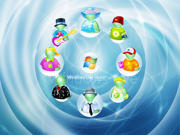 Обои картинки фото компьютеры, windows, live, messenger