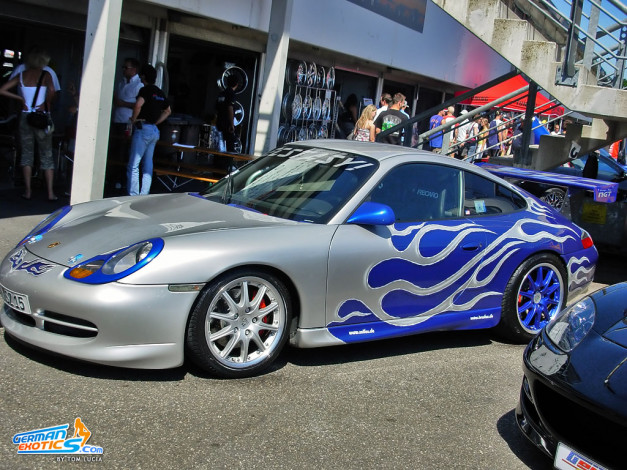 Обои картинки фото porsche, gt3, tuning, автомобили