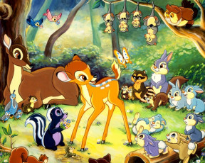 Картинка мультфильмы bambi