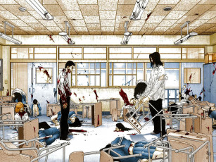 Картинка аниме gantz