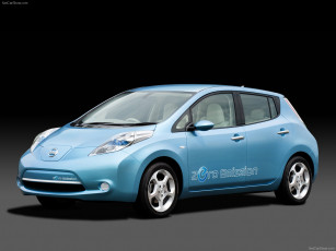 Картинка nissan leaf 2011 автомобили datsun