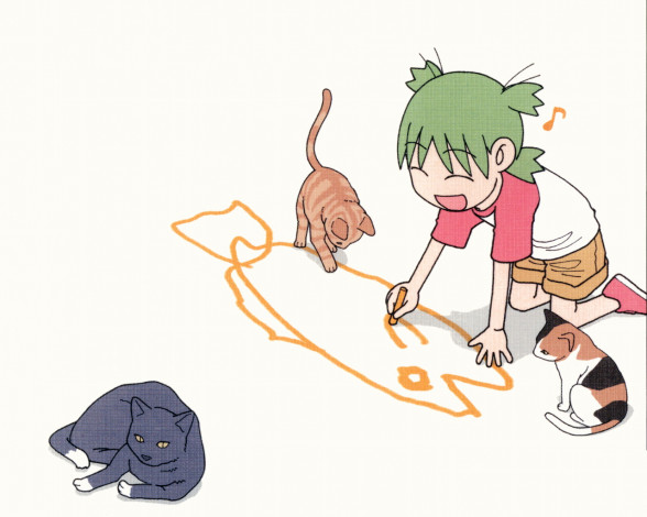 Обои картинки фото аниме, yotsubato
