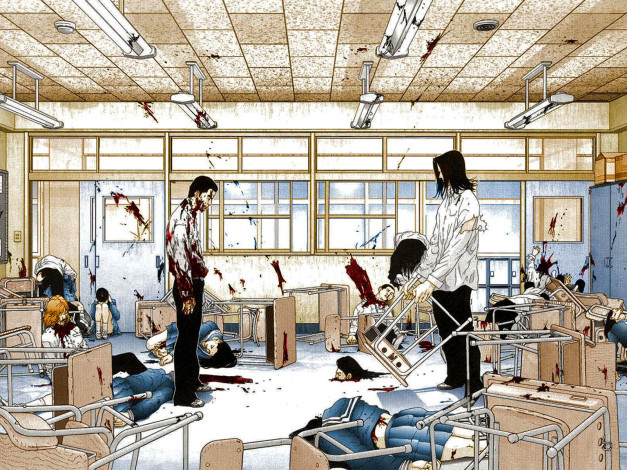 Обои картинки фото аниме, gantz