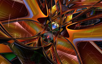 Картинка 3д графика fractal фракталы