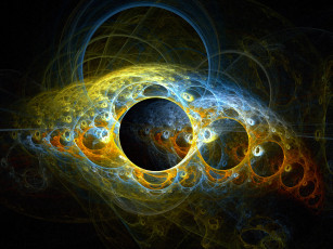 Картинка 3д графика fractal фракталы абстракция