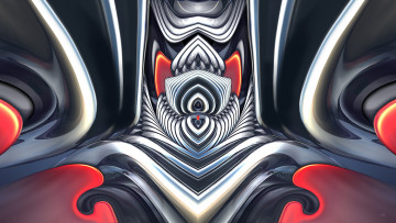 Картинка 3д графика fractal фракталы абстракция