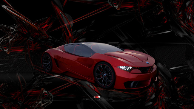 Обои картинки фото 3д, графика, modeling, моделирование, абстракция, авто