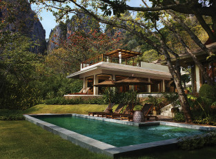 Картинка phranang villa остров краби таиланд города здания дома курорт вилла тропики