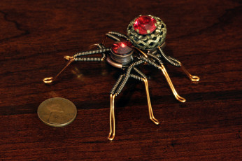 Картинка разное ремесла поделки рукоделие паук монета