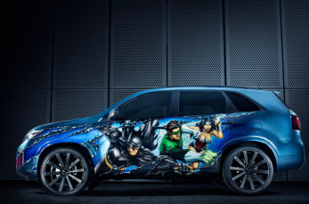 Картинка 2014 kia sorento justice league автомобили