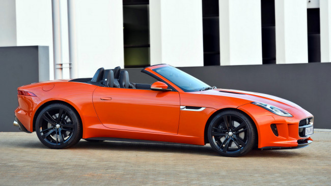 Обои картинки фото jaguar, type, автомобили, великобритания, класс, люкс, land, rover, ltd