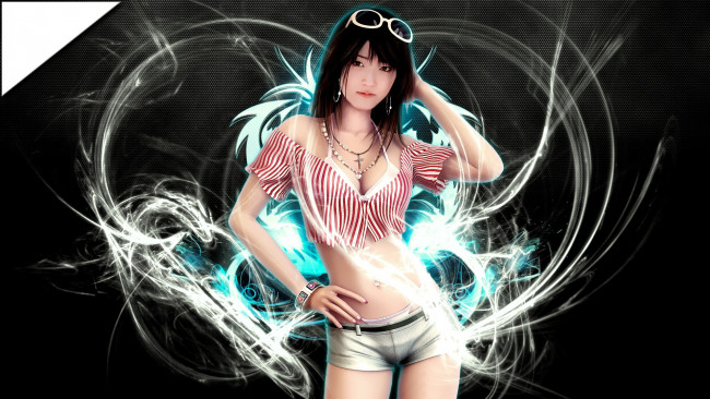 Обои картинки фото разное, компьютерный, дизайн, графика, очки, шорты