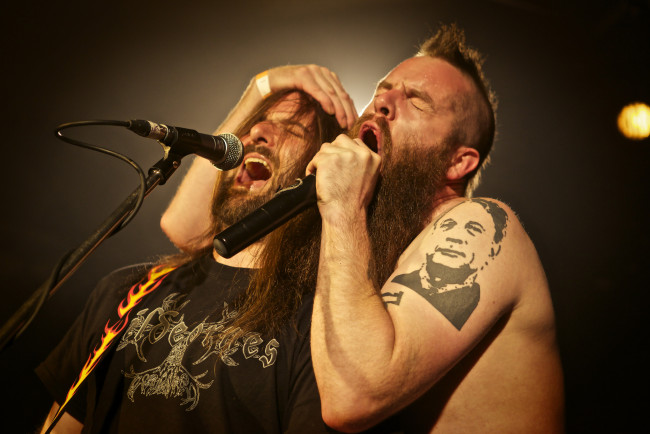 Обои картинки фото frankenbok, музыка, другое, микрофон, heavy, metal, australia