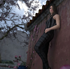 Картинка 3д+графика люди+ people взгляд девушка