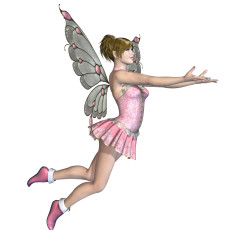 обоя 3д графика, эльфы , elves, эльфийка, взгляд, крылья, фон