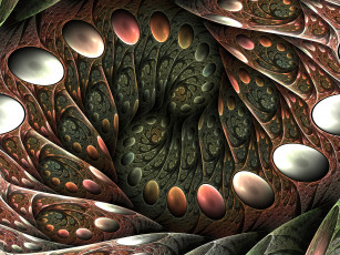 Картинка 3д+графика фракталы+ fractal цвета фон узор