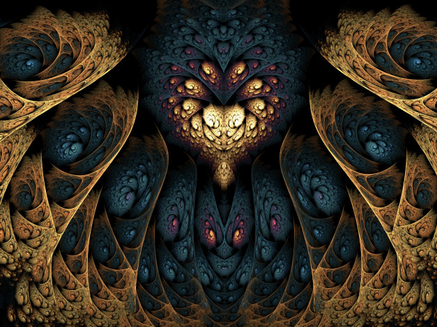Обои картинки фото 3д графика, фракталы , fractal, цвета, фон, узор