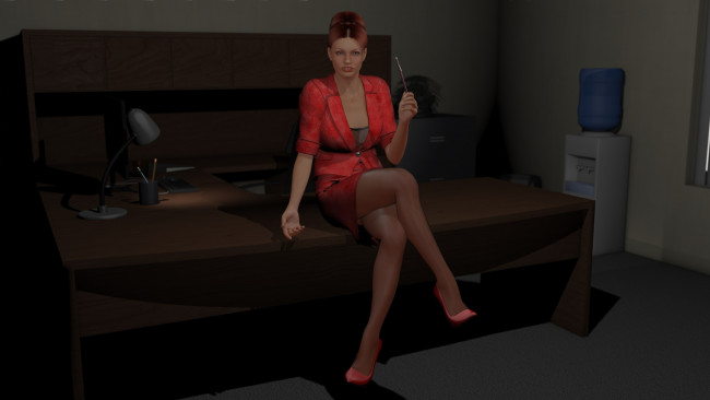 Обои картинки фото 3д графика, люди , people, взгляд, девушка