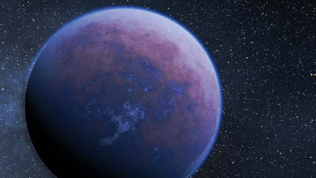 Обои картинки фото космос, арт, планета