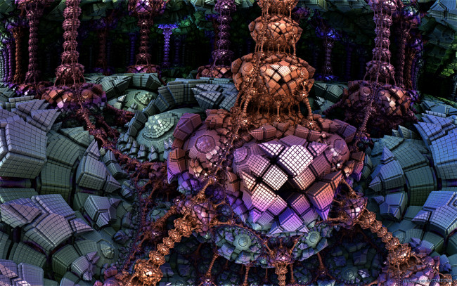 Обои картинки фото 3д графика, фракталы , fractal, цвета, фон, узор