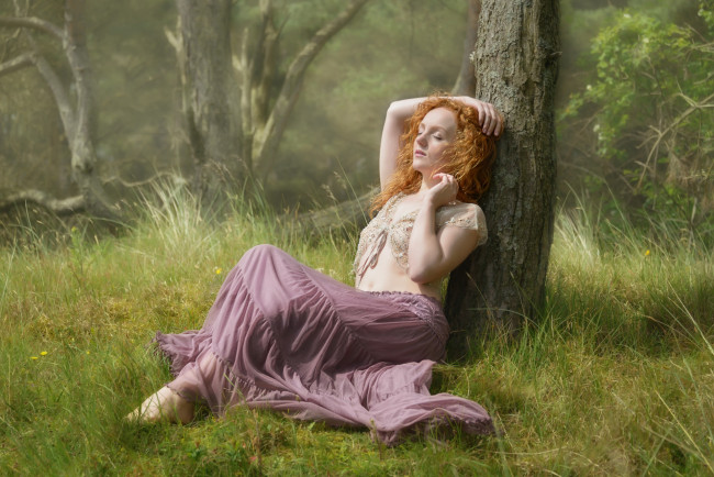 Обои картинки фото девушки, ivory flame, настроение