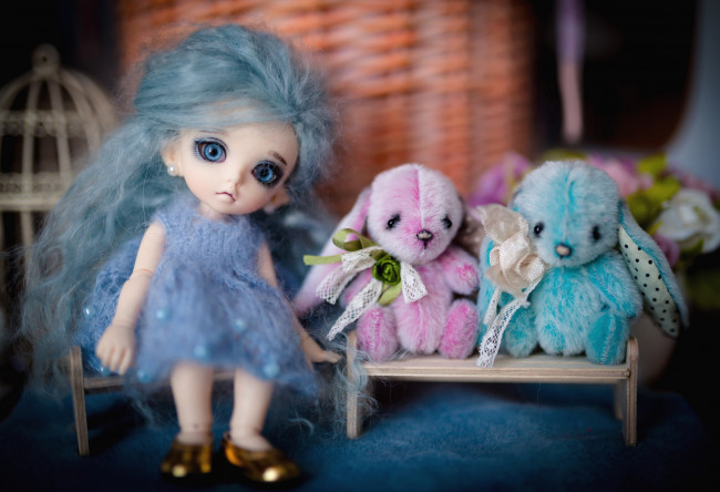 Обои картинки фото разное, игрушки, кукла, зверюшки