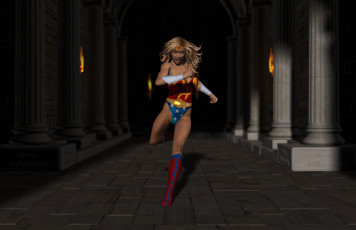 Картинка 3д+графика фантазия+ fantasy девушка взгляд wrath amazon ultra woman фон